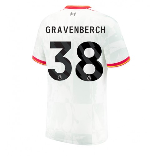 Dres Liverpool Ryan Gravenberch #38 Rezervni 2024-25 Kratak Rukav